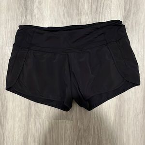 Black lululemon shorts